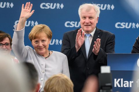Angela Merkel Seehofer