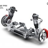 Die Vorderachse sorgt für ein gutes Einlenkverhalten