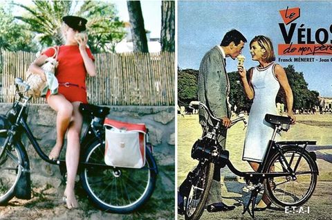 Filmstars wie die Bardot machten die Velosolex berühmt.