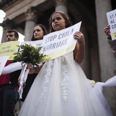 Amnesty International protestiert gegen die Kinderehe