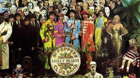 Das Cover des Beatles-Albums "Sgt. Pepper's Lonely Hearts Club Band"
