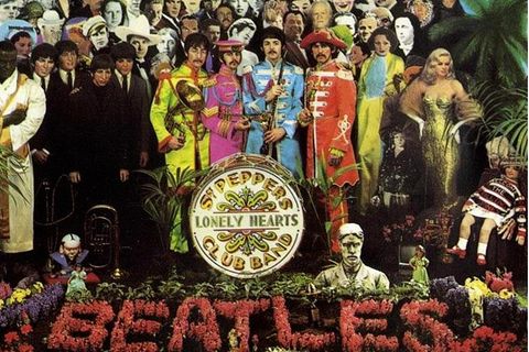 Das Cover des Beatles-Albums "Sgt. Pepper's Lonely Hearts Club Band"