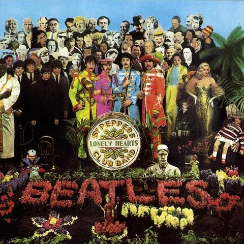 Das Cover des Beatles-Albums "Sgt. Pepper's Lonely Hearts Club Band"