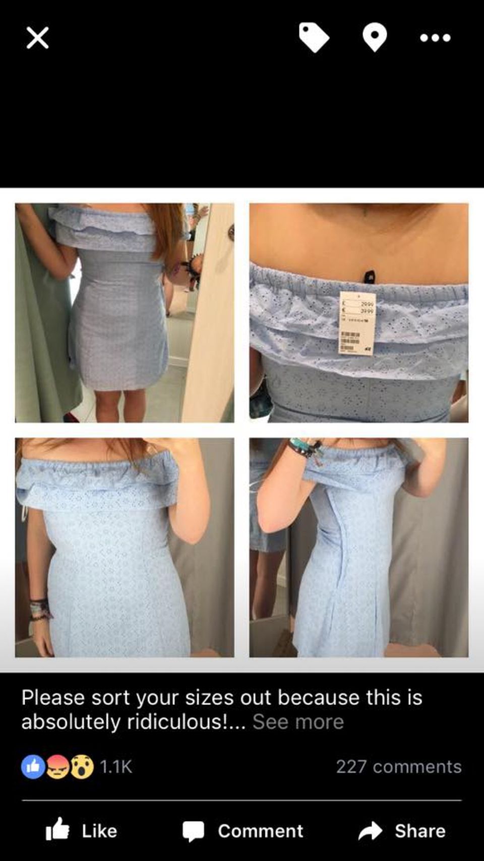 Der Post von Lowri Byrne.