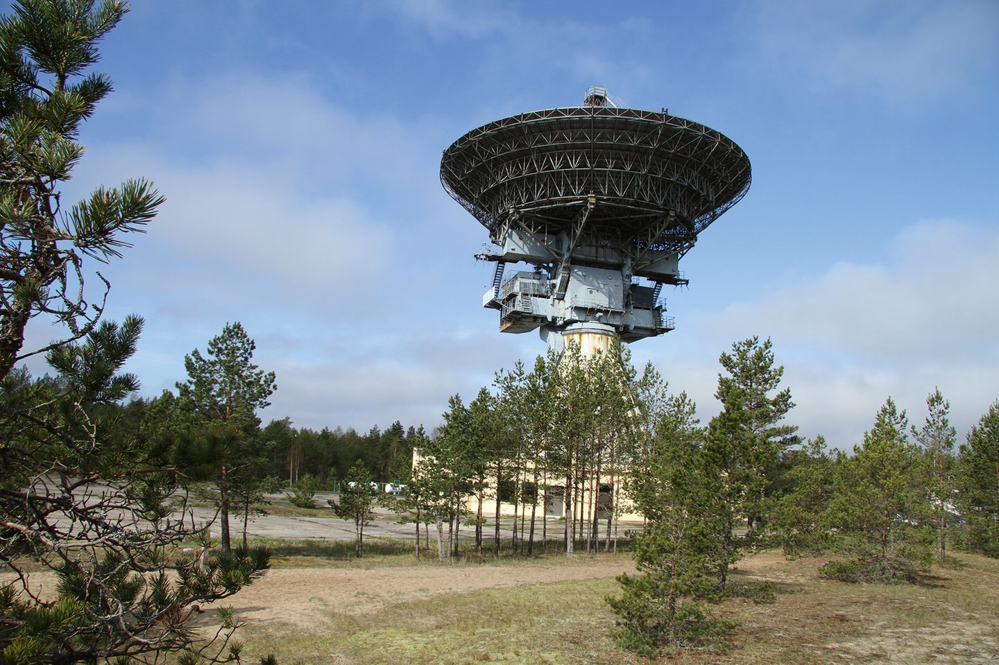 Radioteleskop in Lettland.