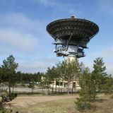Radioteleskop in Lettland.