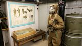 Ausstellung im Kahan III Bunker in Tschechien - die Bunker dieser Anlage gehen auf die Zeit vor dem Zweiten Weltkrieg zurück. 