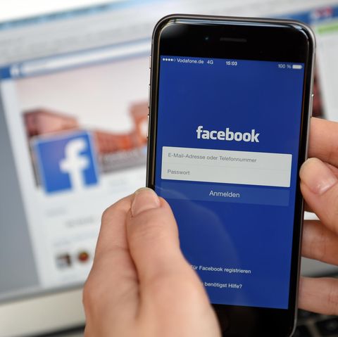 Facebook auf Smartphone