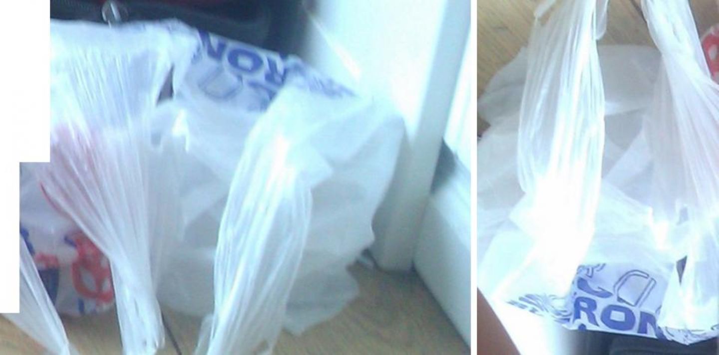 Eine Einkaufstüte ist hier zu sehen. Europol fragt: Aus welchem Geschäft kommt sie?