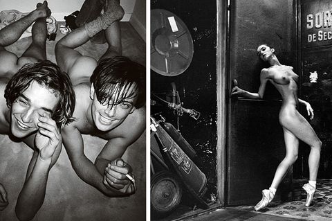Arbeiten von Mario Testino und Helmut Newton