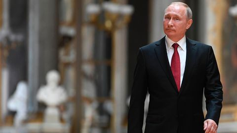 Wladimir Putin bei seinem Besuch in Versailles