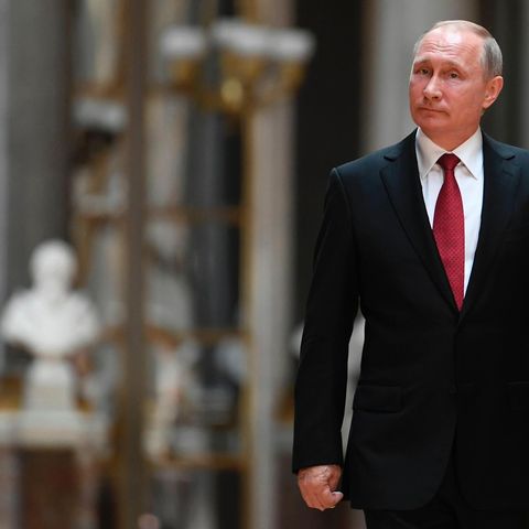 Wladimir Putin bei seinem Besuch in Versailles
