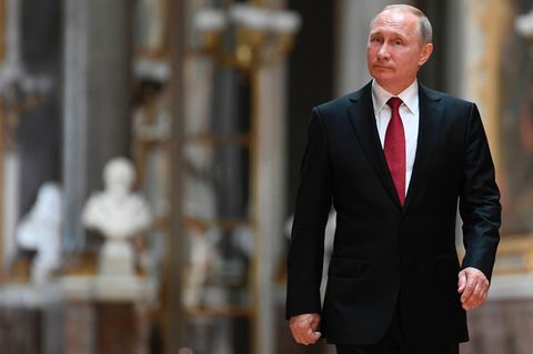 Wladimir Putin bei seinem Besuch in Versailles