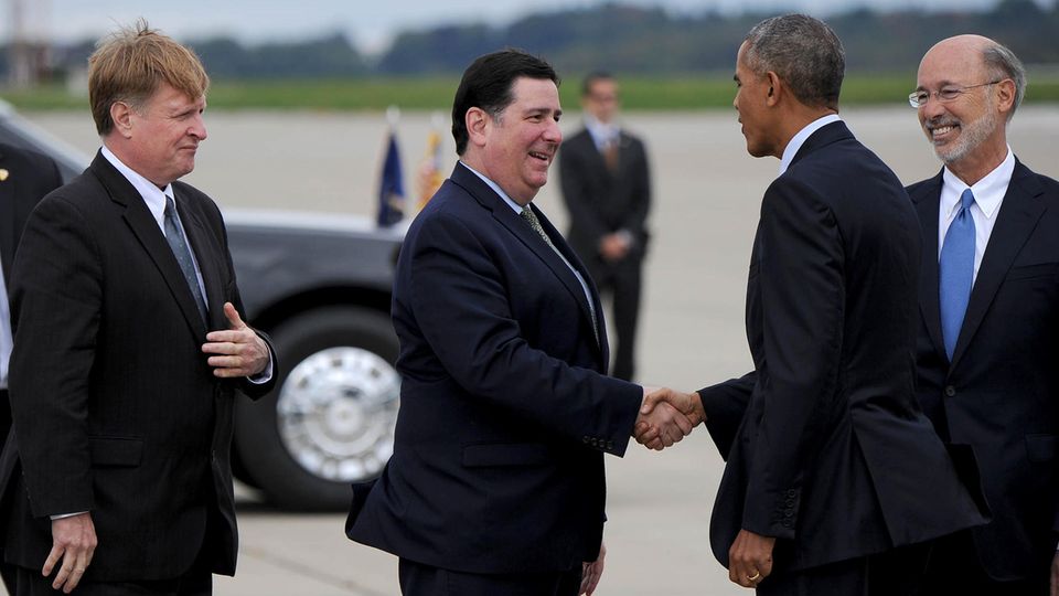 Zwischen Bill Peduto und Barack Obama stimmte das Klima offenbar besser als zwischen Peduto und Donald Trump.