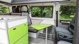 Das Wohnabteil des VW T6 Terracamper