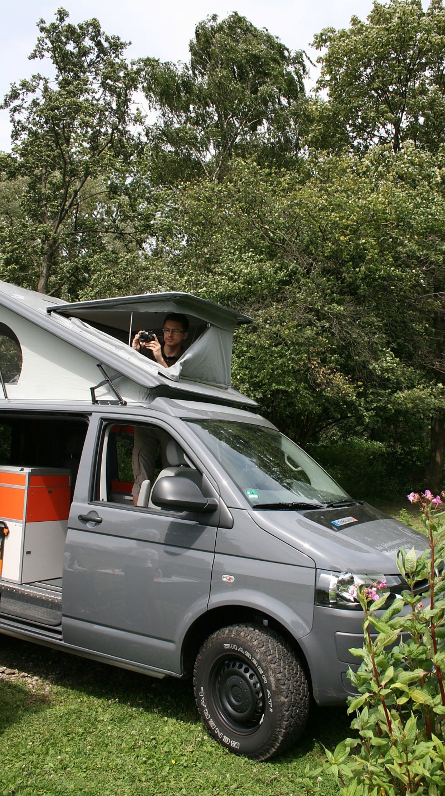 VW T6 Terracamper - vorne mit Ausguck