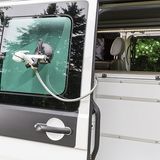 VW T6 Terracamper - geduscht wird draußen