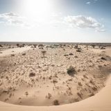 Düne bei North Hoor. Die Düne bedeckt nicht das ganze Land, aber das Bild zeigt doch den Klimawandel.