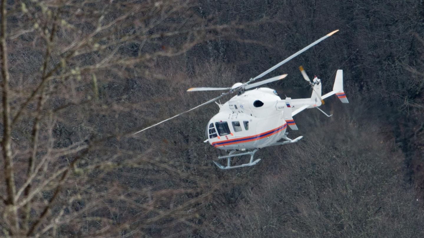 Ein Rettungshubschrauber