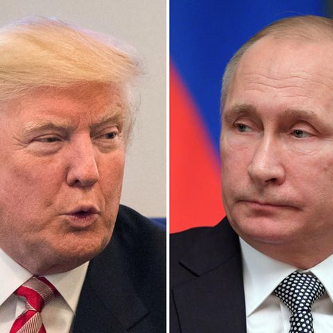 Donald Trump (l.) und Wladimir Putin