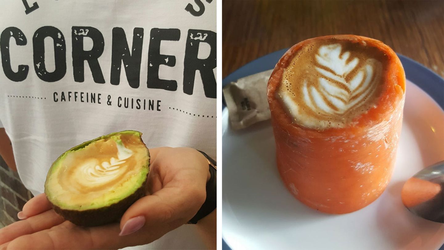Kaffee-Trend mit Karotten