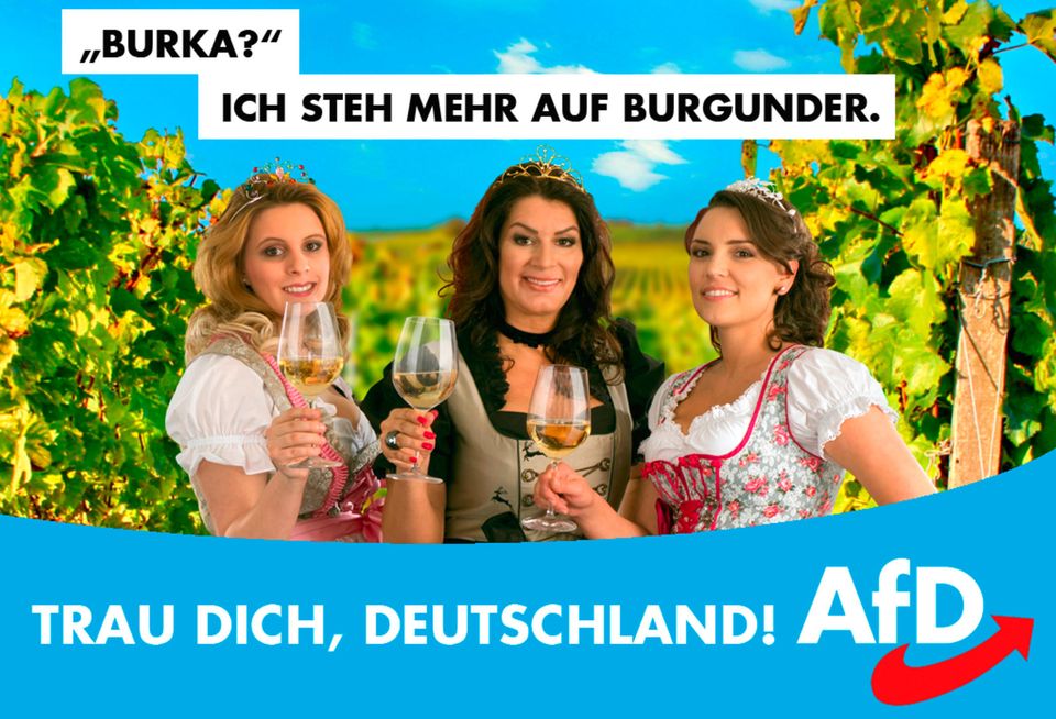 Die AfD will mit ihrer Kampagne verstärkt weibliche Wählerinnen ansprechen Die AfD will mit ihrer Kampagne verstärkt weibliche Wählerinnen ansprechen