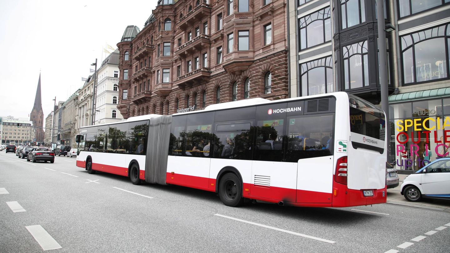 Ein ÖPNV-Bus in Hamburg