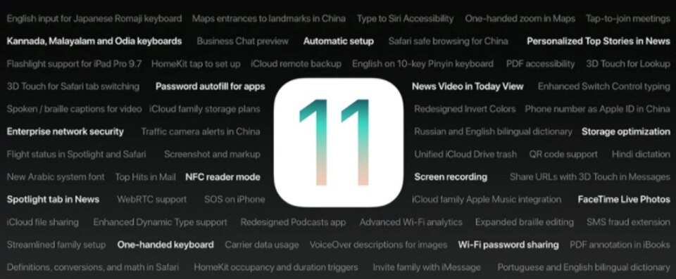 Apple - iOS 11 - Features - Neuheiten 2 Apple - iOS 11 - Features - Neuheiten 2