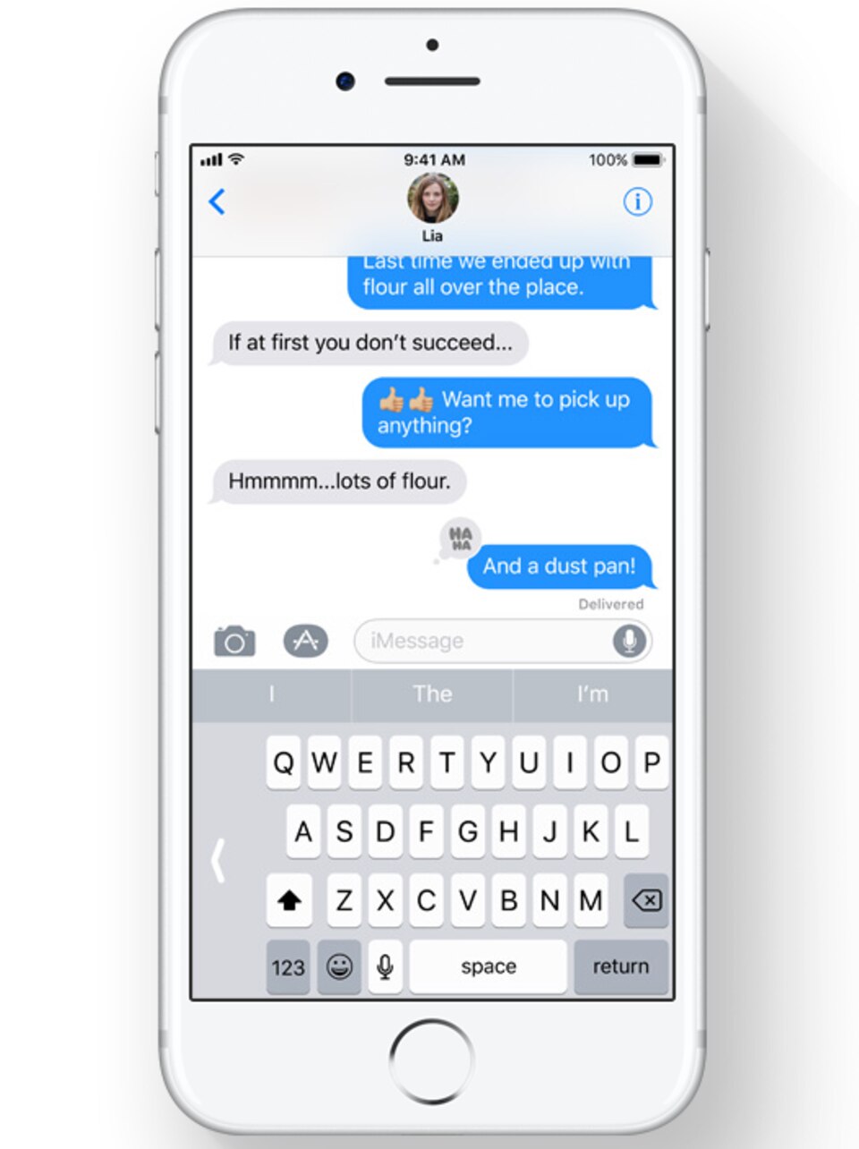 Apple - iOS 11 - Quick Type Apple - iOS 11 - Quick Type
