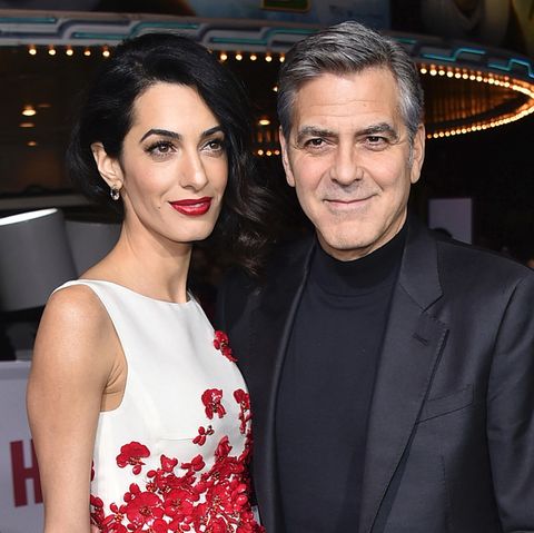 Amal und George Clooney