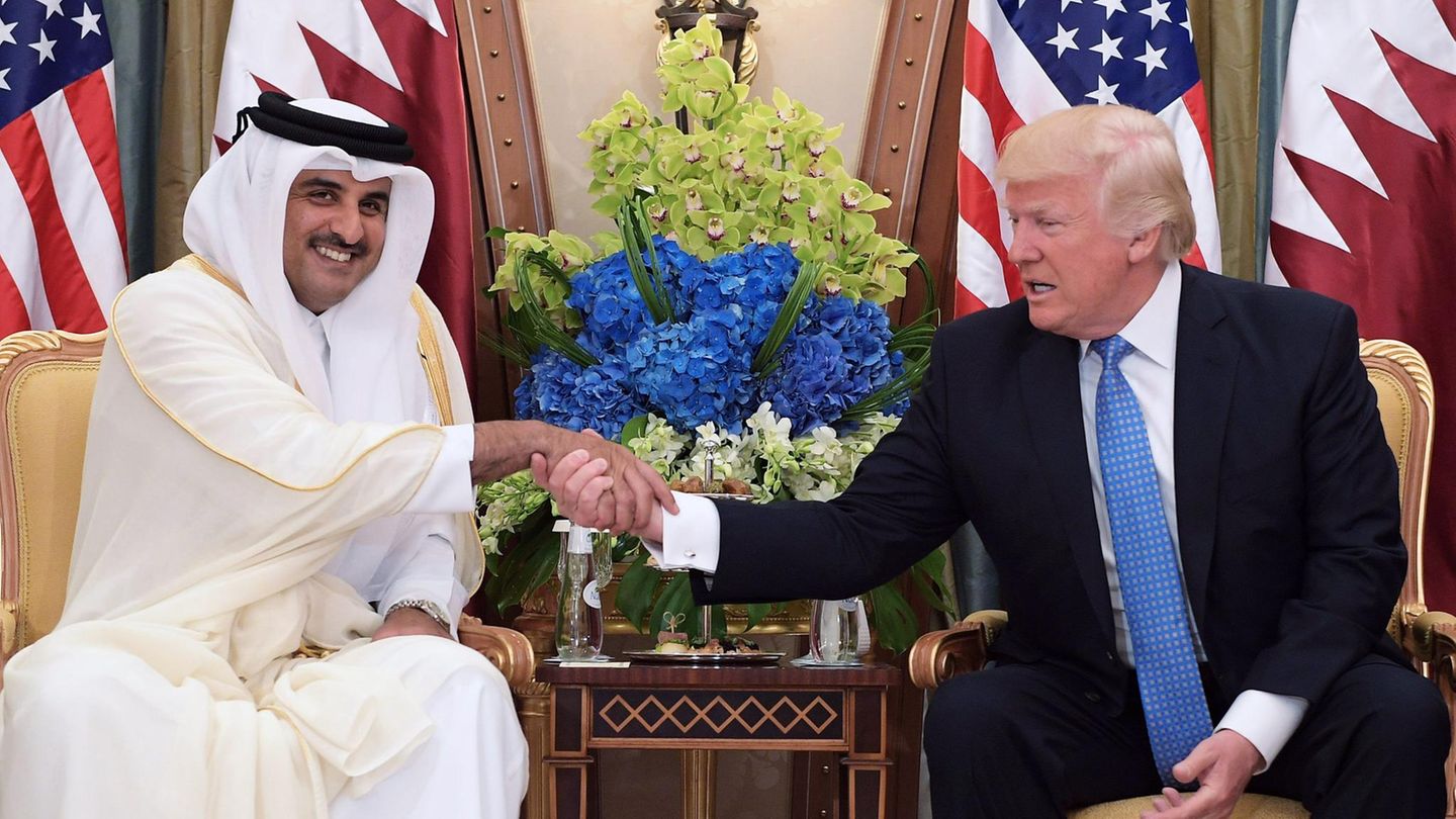 Donald Trump Emir Katar