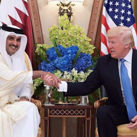 Donald Trump Emir Katar