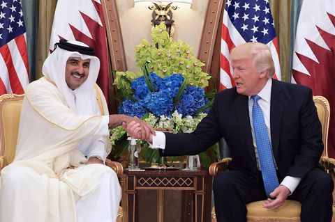 Donald Trump Emir Katar