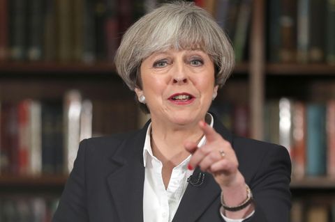 Die britische Premierministerin Theresa May
