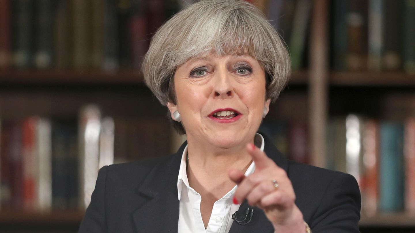 Die britische Premierministerin Theresa May