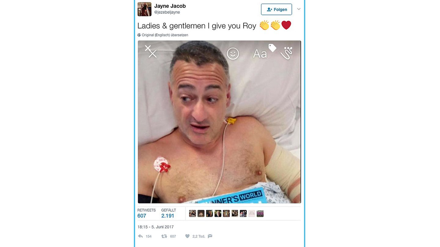 Der "Löwe der London Bridge" wird im Krankenhaus behandelt