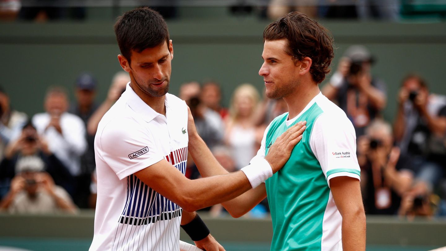 French Open - Novak Djokovic - Viertelfinal-Aus - Dominic Thiem