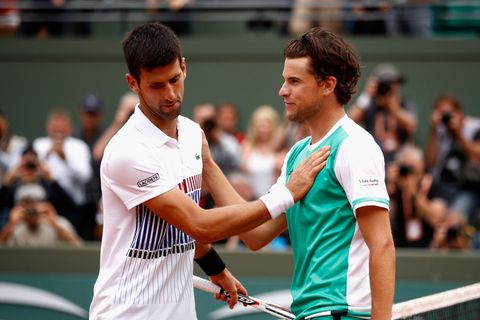 French Open - Novak Djokovic - Viertelfinal-Aus - Dominic Thiem