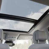 Das Panoramadach ist optional