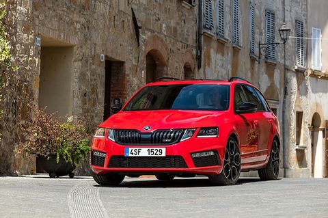 Skoda verpasst dem Octavia RS 245 Combi das Familiengesicht