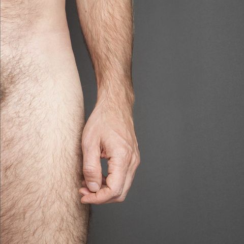 Ausschnitt eine nackten Männerkörper