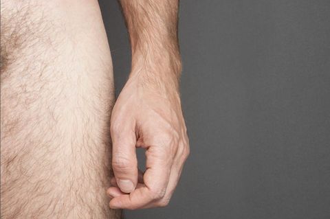 Ausschnitt eine nackten Männerkörper