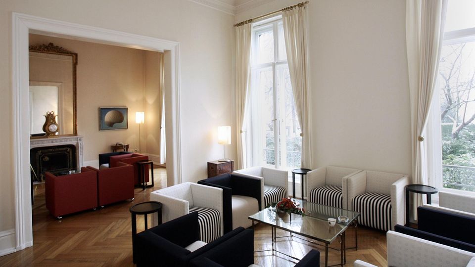 Ein Blick ins Gästehaus des Hamburger Senats an der Außenalster. Residiert hier bald US-Präsident Donald Trump?