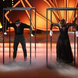 Angelina Kirsch und Partner Massima Sinató tanzen