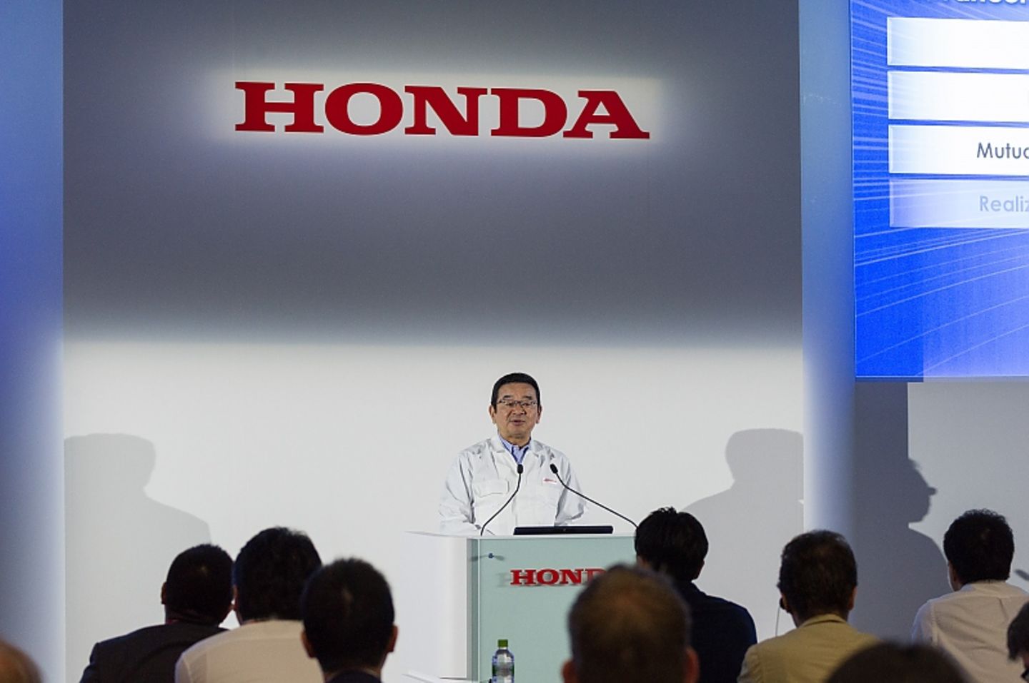 Honda-Chef Takahiro Hachigo verspricht bis zum Jahr 2030 zwei Drittel Elektroautos.