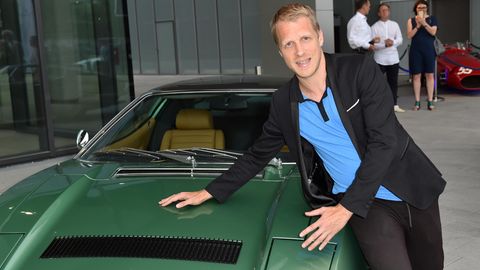 Oliver Pocher bei der Eröffnung des Maserati-Showrooms Ende Mai in München