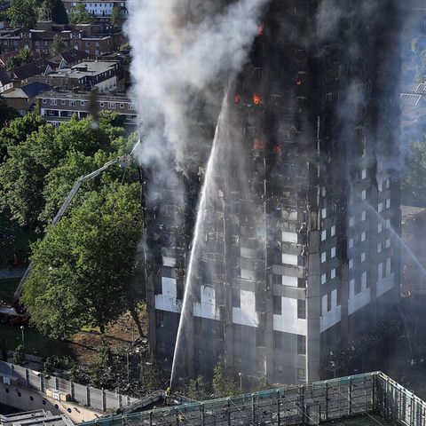 London Hochhaus Brand Grenfell Tower