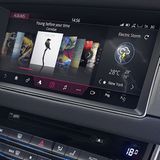 Zehn Zoll misst der Touch-Screen im neuen Jaguar XF Sportbrake.