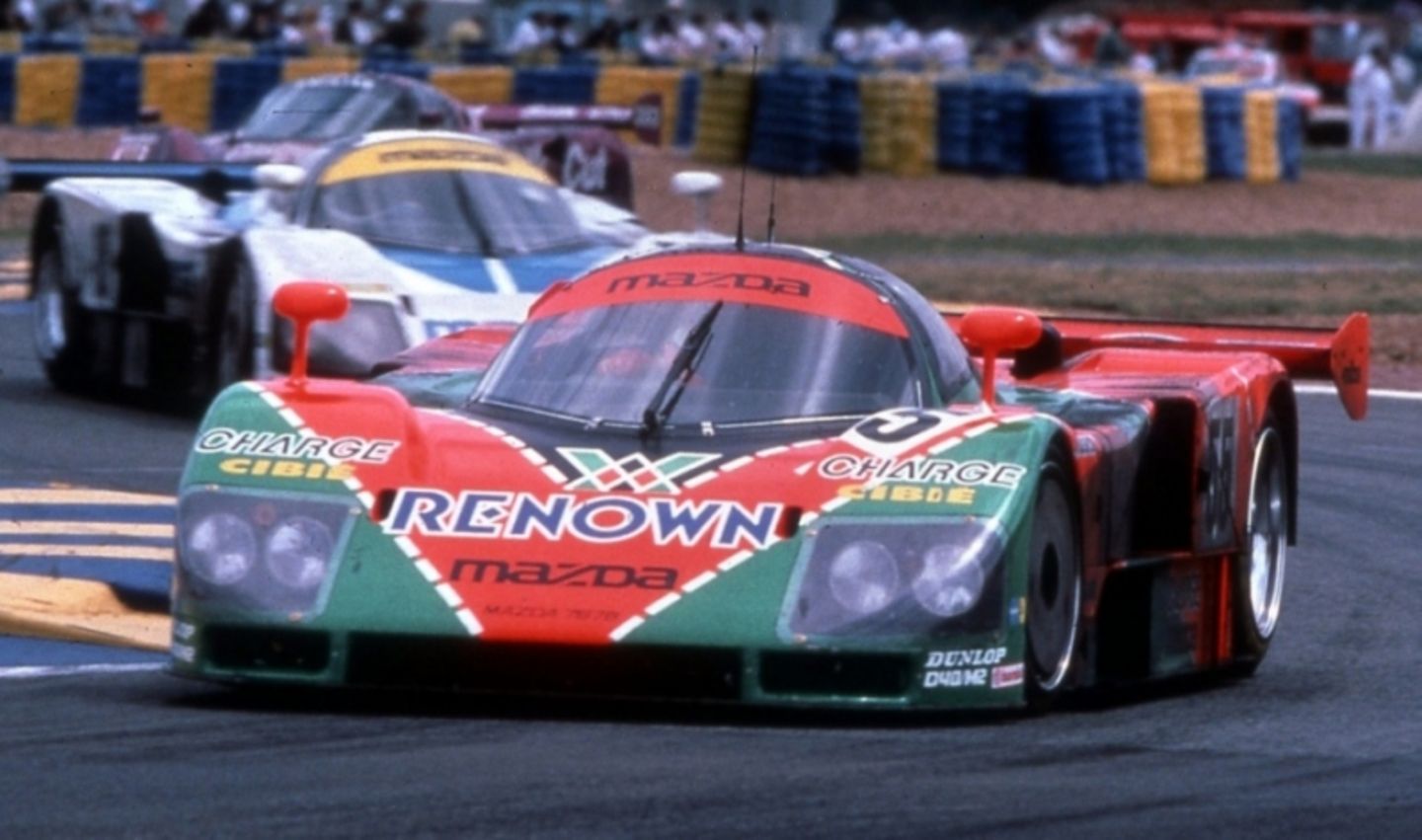 Mazda 787B in Le Mans 1991