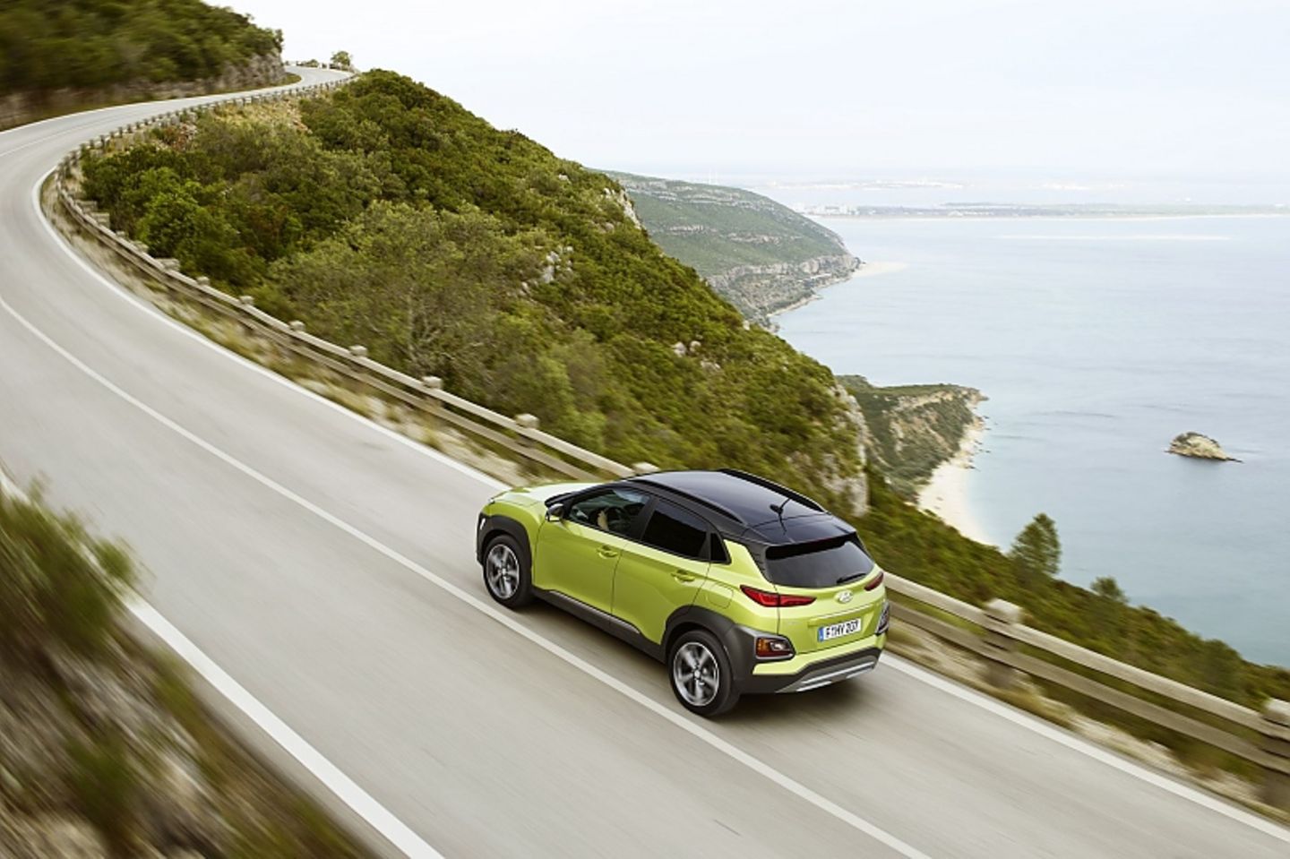 Der Hyundai Kona verbraucht im Schnitt rund 7,3 l/100 km